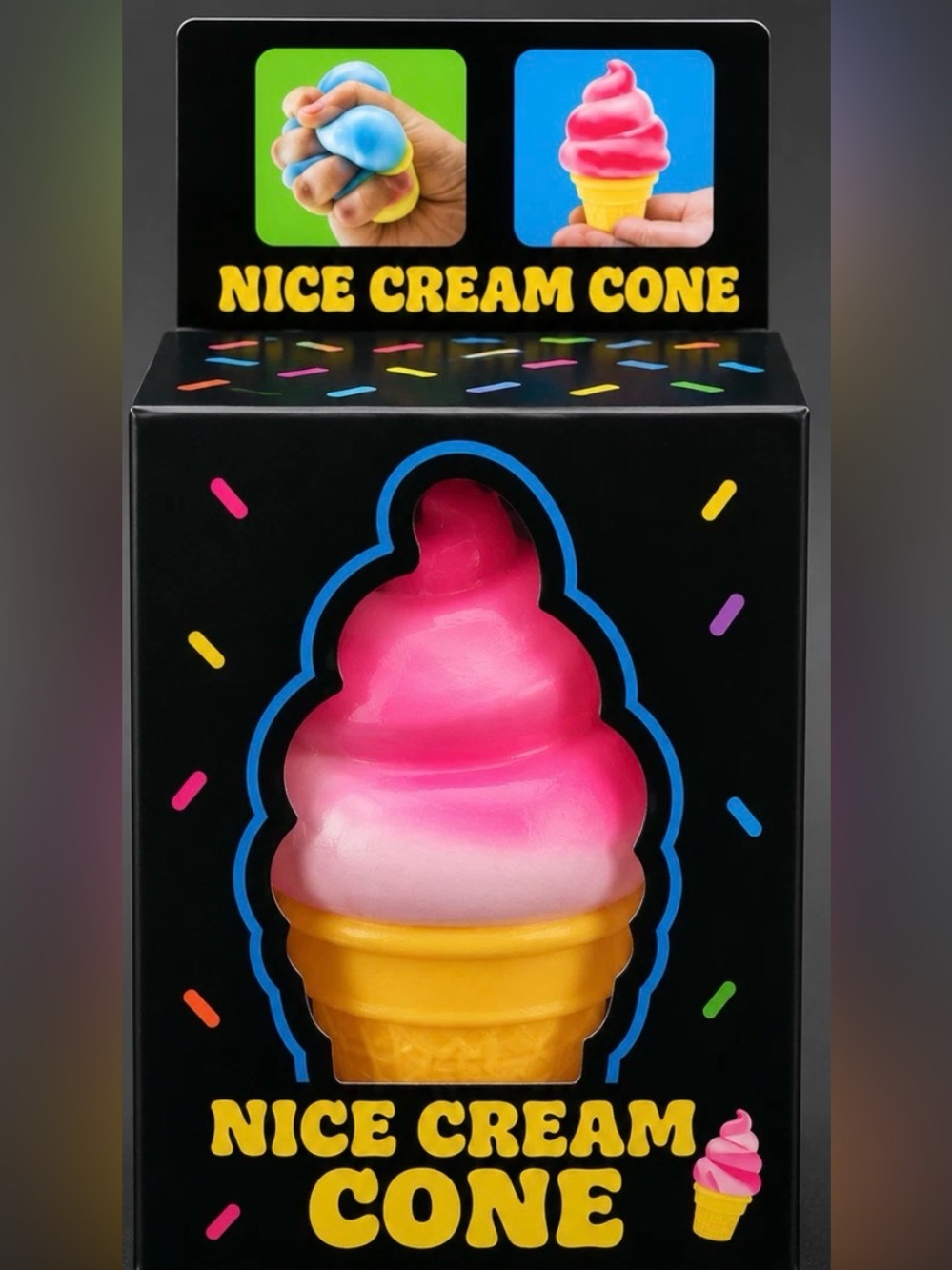 NeeDoh NICE CREAM CONE Ice Cream Squishy Toy 2026